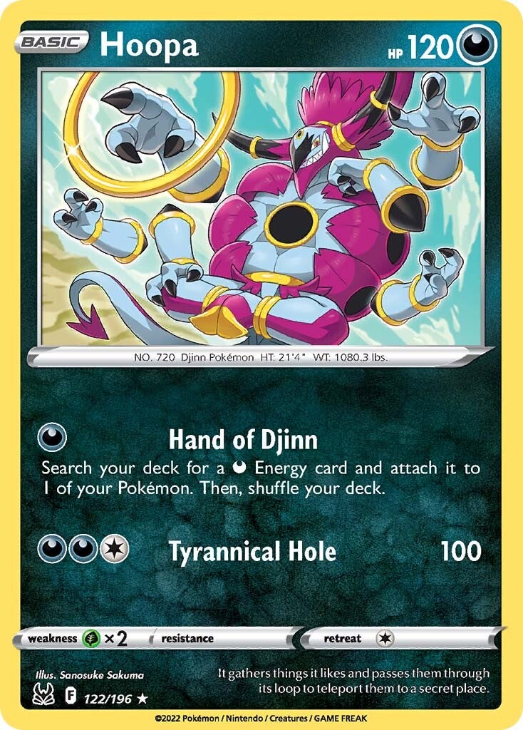 Hoopa (122/196) [Sword & Shield: Lost Origin] | Exor Games Truro