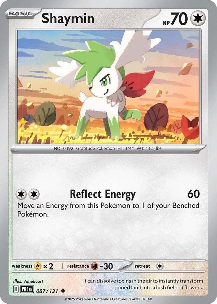 Shaymin (087/131) [Scarlet & Violet: Prismatic Evolutions] | Exor Games Truro