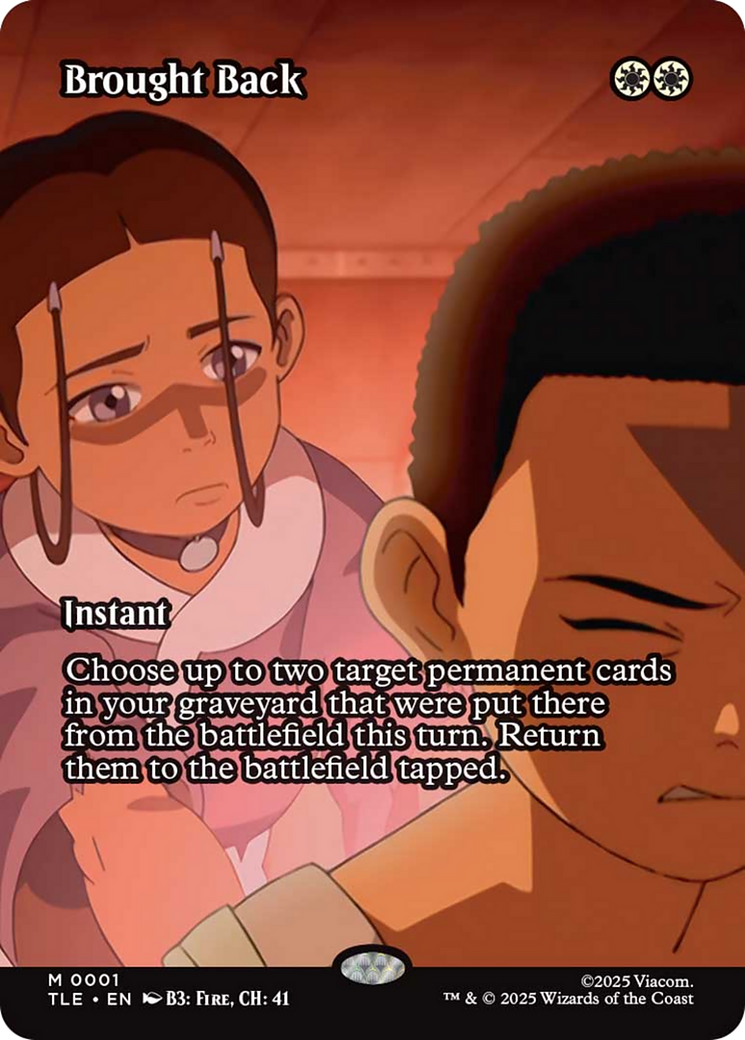 Brought Back (Borderless) [Avatar: The Last Airbender: Eternal-Legal] | Exor Games Truro