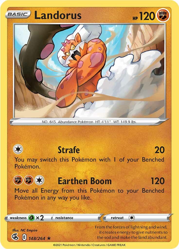 Landorus (148/264) [Sword & Shield: Fusion Strike] | Exor Games Truro