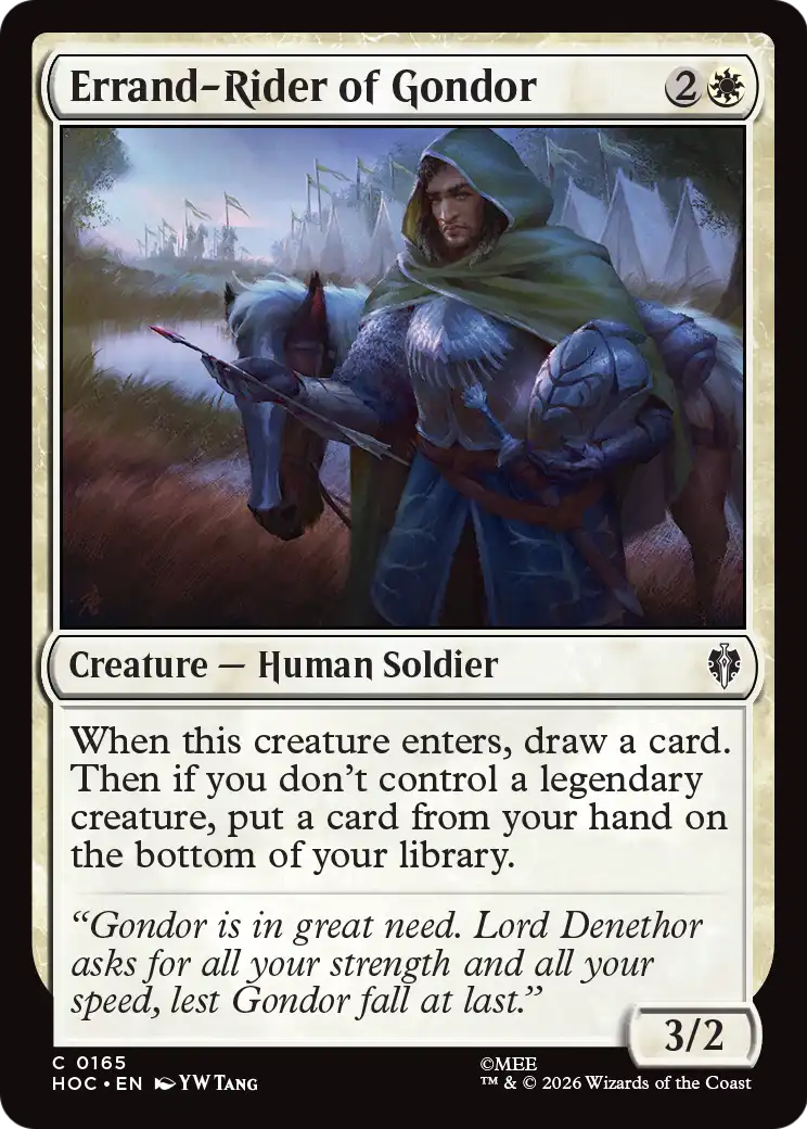 Errand-Rider of Gondor [The Hobbit: Eternal-Legal] | Exor Games Truro