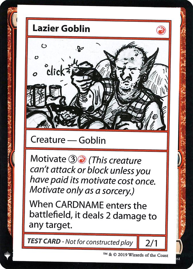 Lazier Goblin [Mystery Booster Playtest Cards] | Exor Games Truro