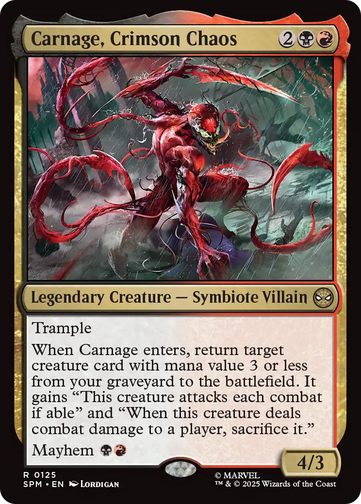 Carnage, Crimson Chaos [Marvel's Spider-Man] | Exor Games Truro