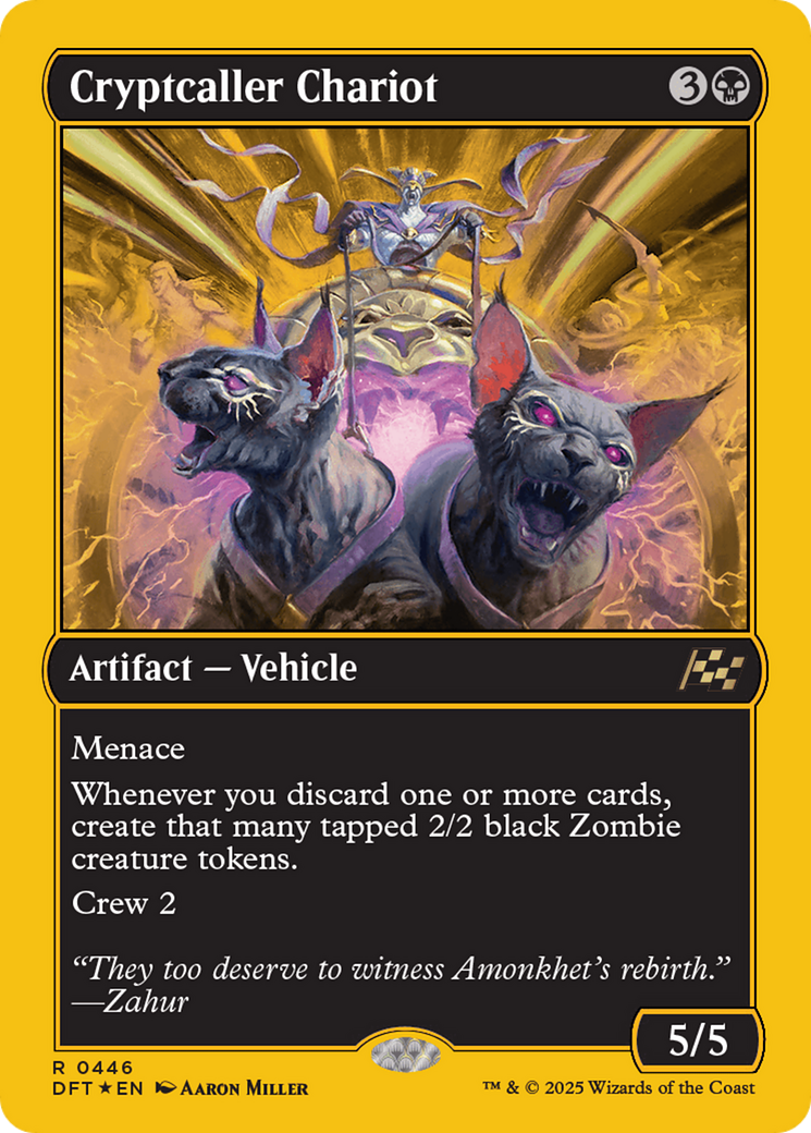Cryptcaller Chariot (First-Place Foil) [Aetherdrift] | Exor Games Truro