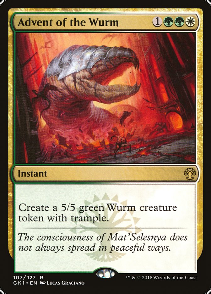 Advent of the Wurm [Guilds of Ravnica Guild Kit] | Exor Games Truro