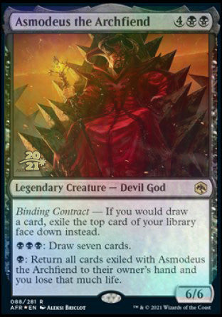 Asmodeus the Archfiend [Dungeons & Dragons: Adventures in the Forgotten Realms Prerelease Promos] | Exor Games Truro