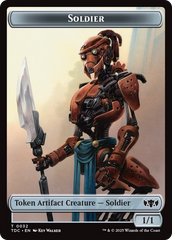 Solider (0032) // Copy Double-Sided Token [Tarkir: Dragonstorm Commander Tokens] | Exor Games Truro
