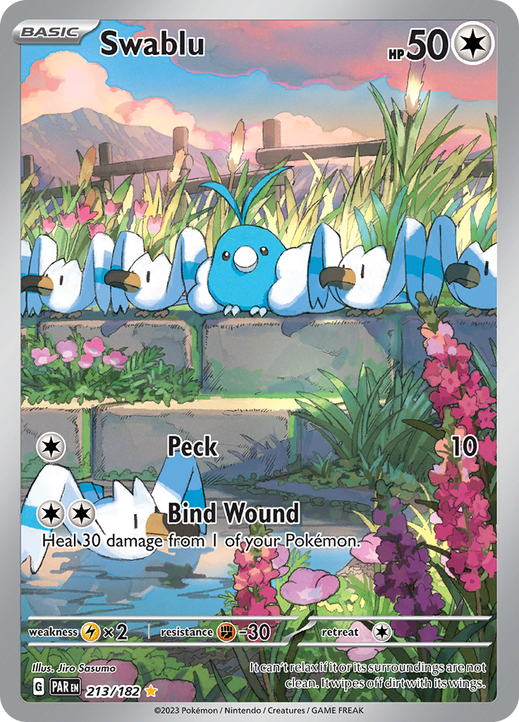 Swablu (213/182) [Scarlet & Violet: Paradox Rift] | Exor Games Truro