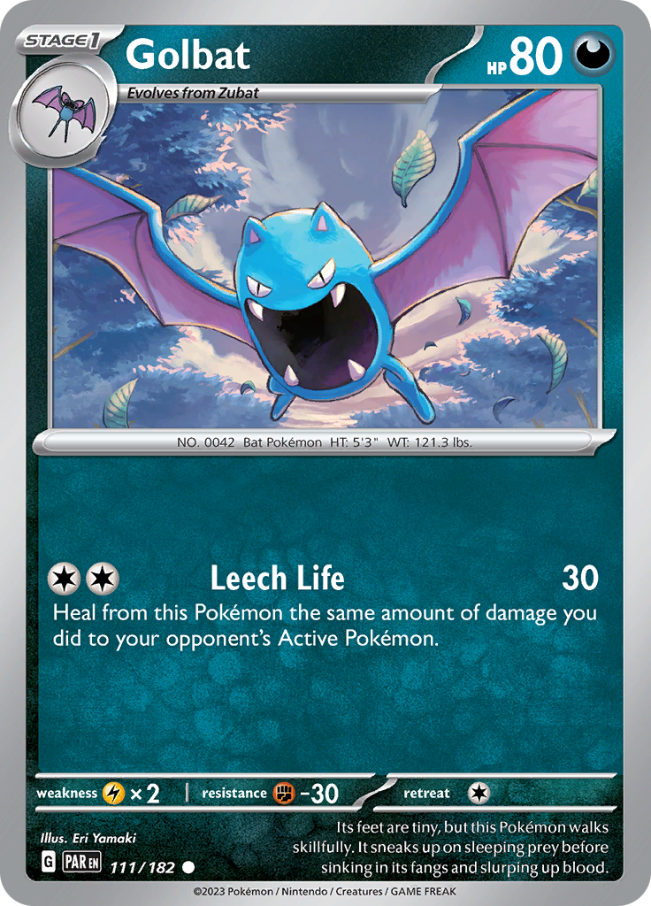 Golbat (111/182) [Scarlet & Violet: Paradox Rift] | Exor Games Truro