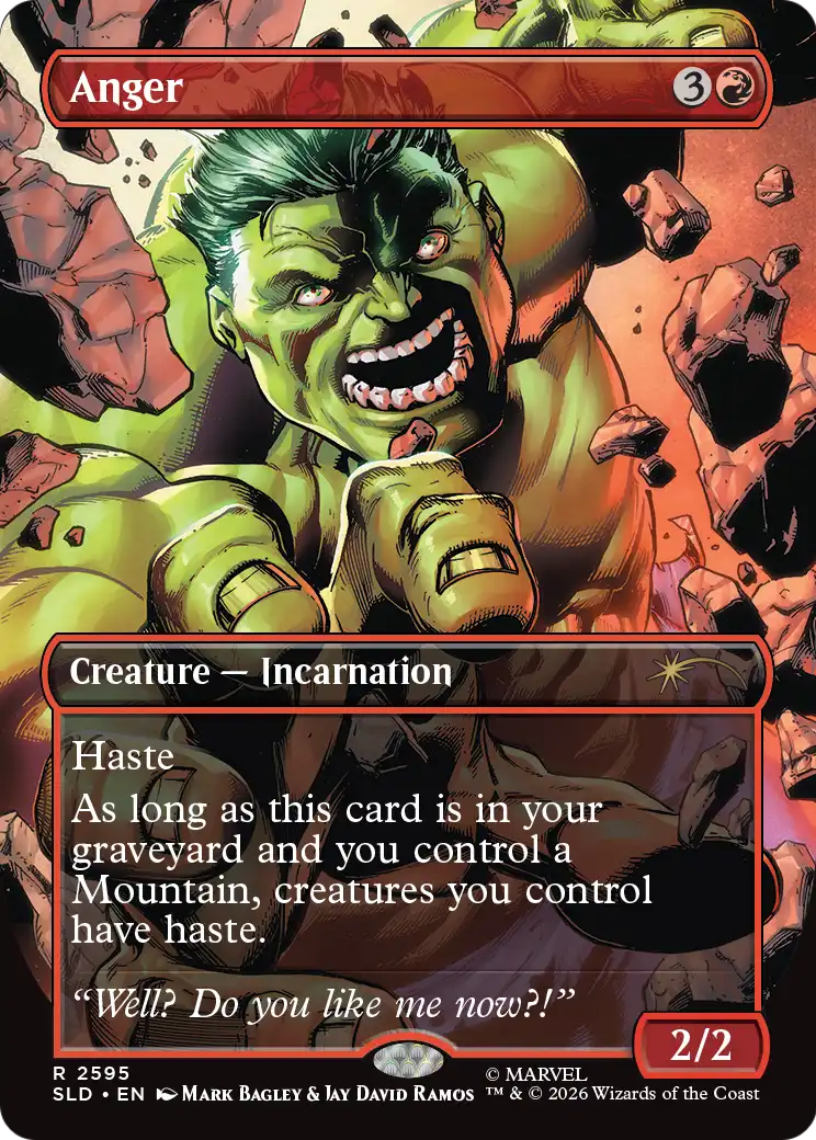 Anger (2595) [Secret Lair Drop Series] | Exor Games Truro