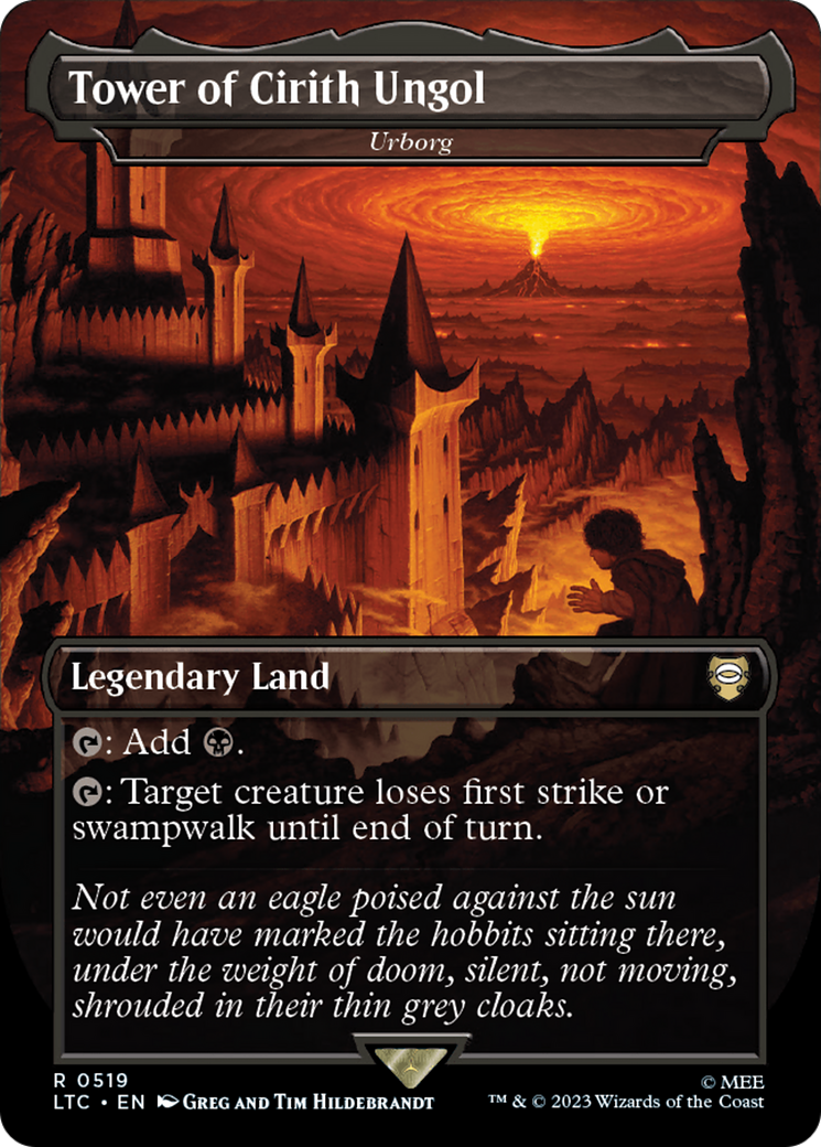 Tower of Cirith Ungol - Urborg (Borderless) [The Lord of the Rings: Tales of Middle-Earth Commander] | Exor Games Truro