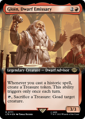 Gloin, Dwarf Emissary (Extended Art) (Surge Foil) [The Lord of the Rings: Tales of Middle-Earth] | Exor Games Truro