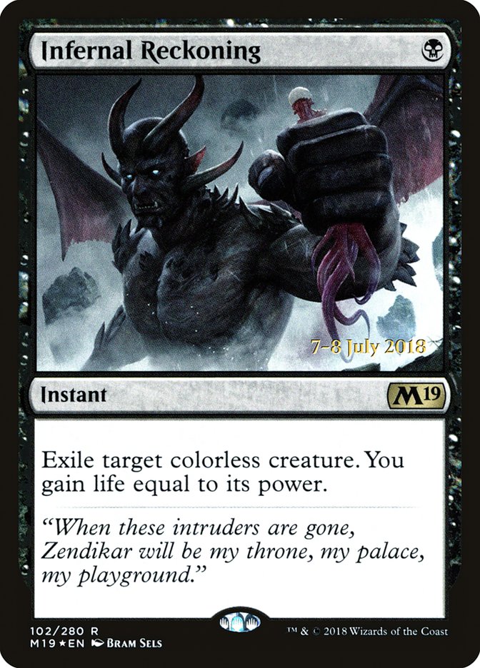 Infernal Reckoning [Core Set 2019 Prerelease Promos] | Exor Games Truro