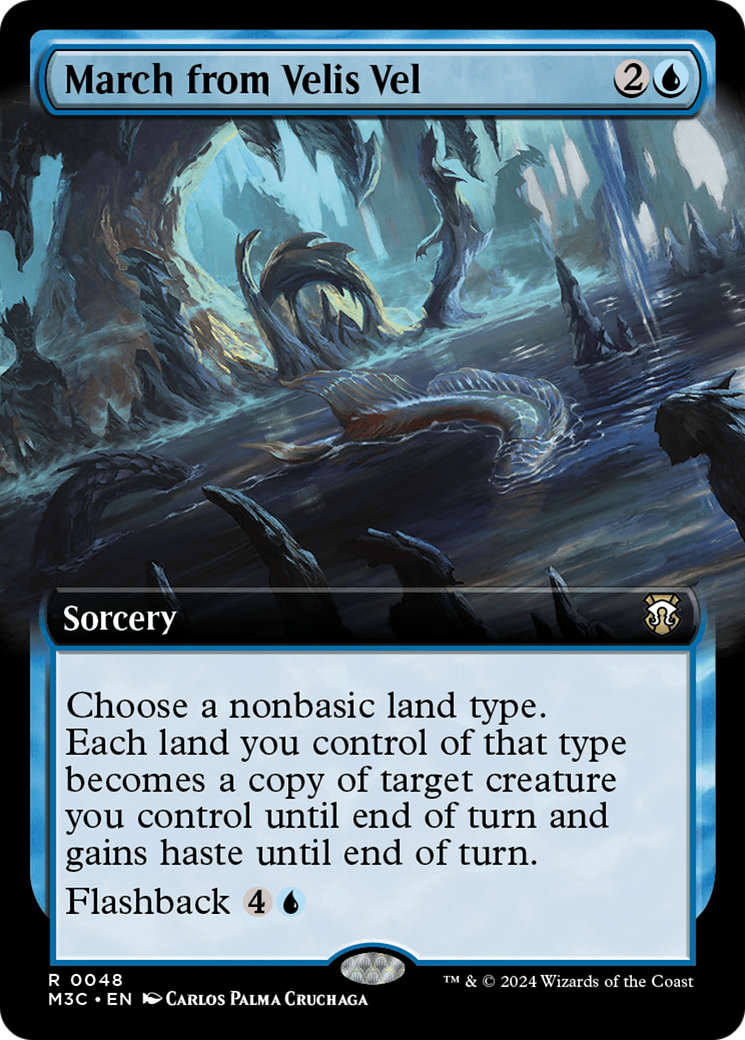 March from Velis Vel (Extended Art) (Ripple Foil) [Modern Horizons 3 Commander] | Exor Games Truro