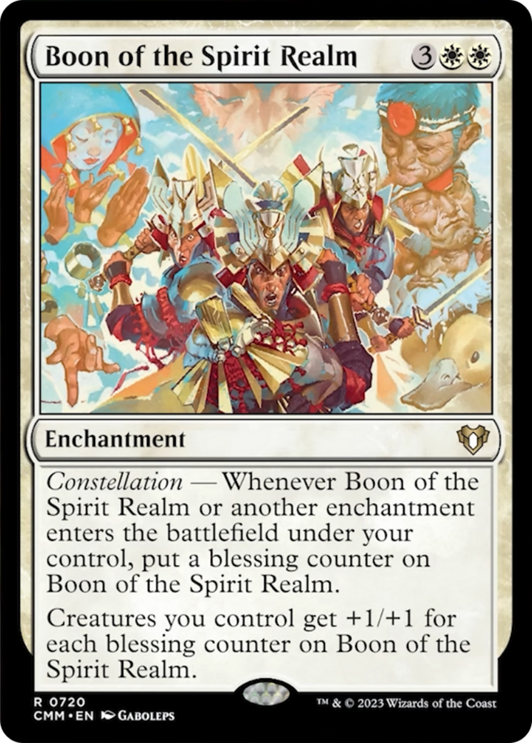 Boon of the Spirit Realm [Commander Masters] | Exor Games Truro
