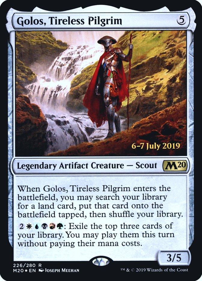 Golos, Tireless Pilgrim [Core Set 2020 Prerelease Promos] | Exor Games Truro