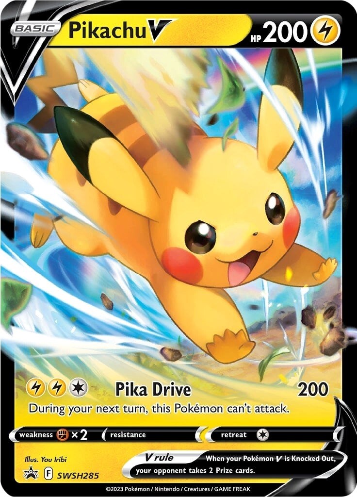 Pikachu V (SWSH285) [Sword & Shield: Black Star Promos] | Exor Games Truro