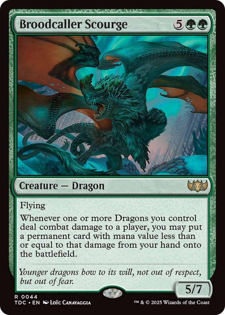 Broodcaller Scourge [Tarkir: Dragonstorm Commander] | Exor Games Truro