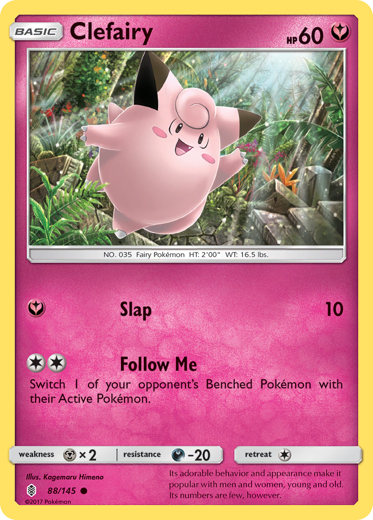 Clefairy (88/145) [Sun & Moon: Guardians Rising] | Exor Games Truro