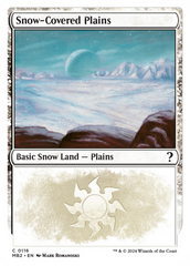 Snow-Covered Plains (White Border) [Mystery Booster 2] | Exor Games Truro