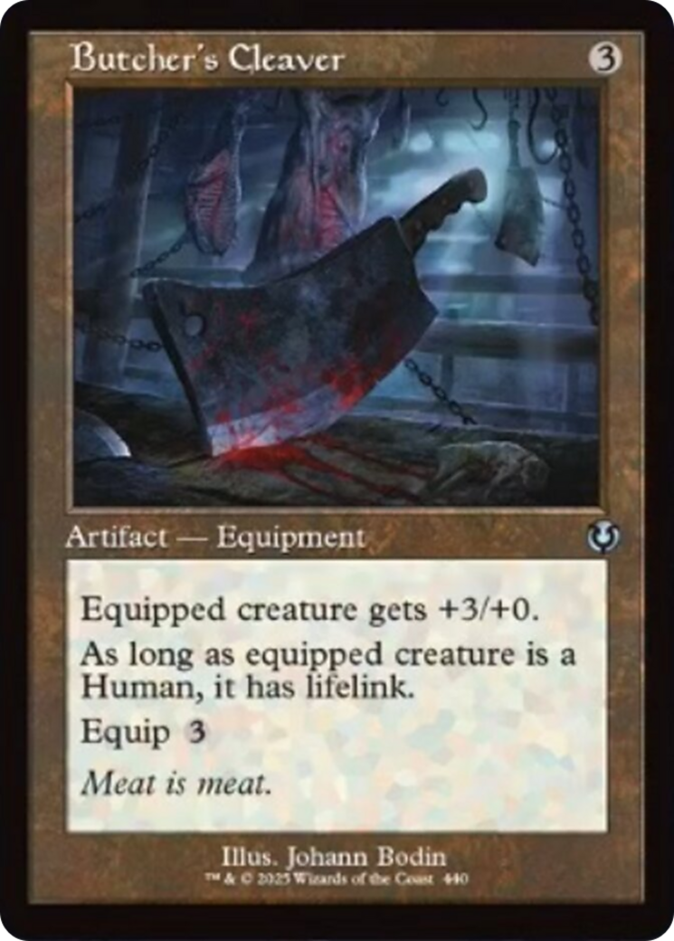 Butcher's Cleaver (Retro Frame) [Innistrad Remastered] | Exor Games Truro