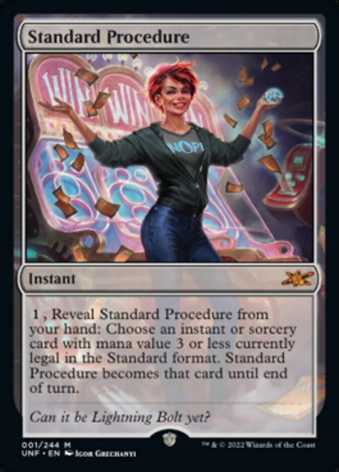 Standard Procedure [Unfinity] | Exor Games Truro