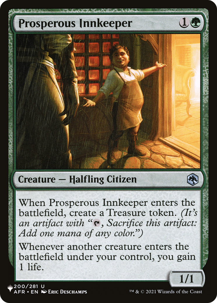 Prosperous Innkeeper [The List] | Exor Games Truro