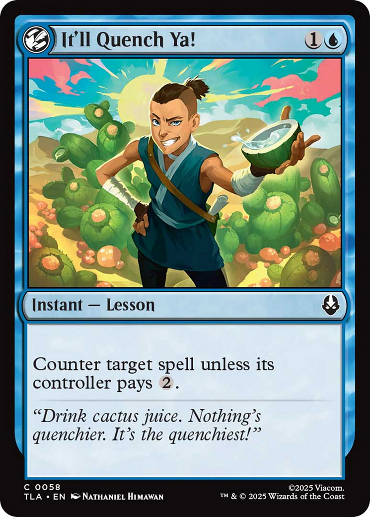 It'll Quench Ya! [Avatar: The Last Airbender] | Exor Games Truro