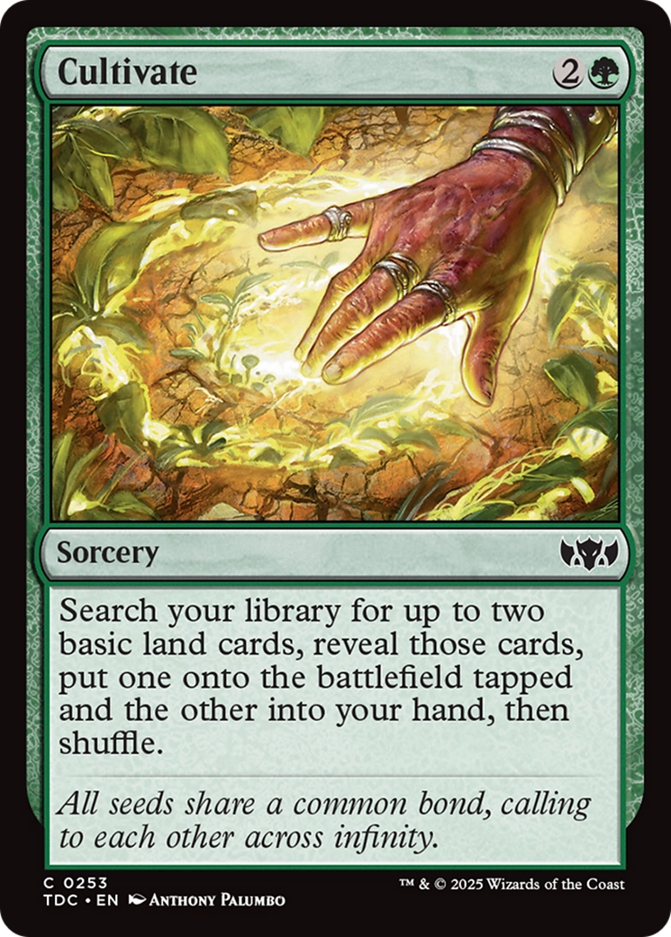 Cultivate [Tarkir: Dragonstorm Commander] | Exor Games Truro