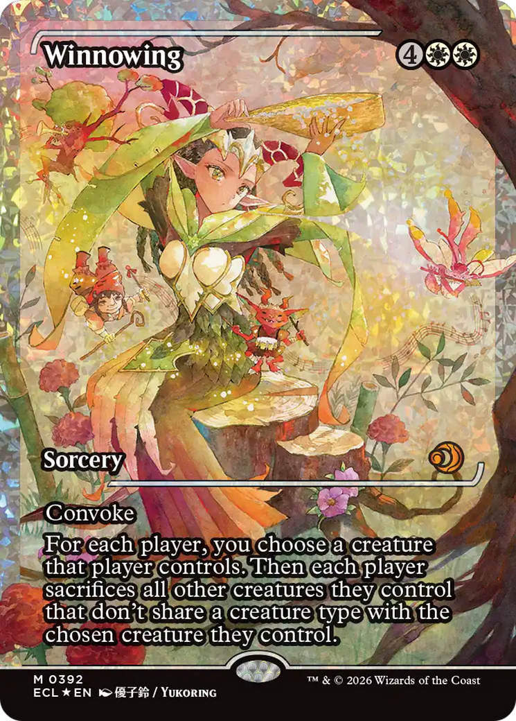 Winnowing (Showcase) (Fracture Foil) [Lorwyn Eclipsed] | Exor Games Truro