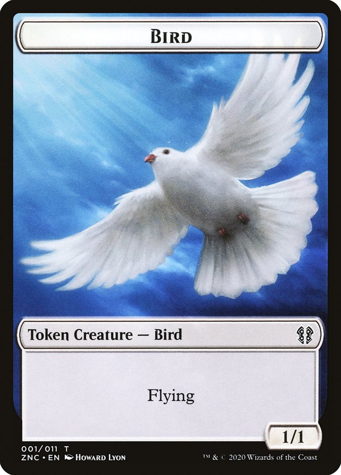 Bird // Kor Ally Double-Sided Token [Zendikar Rising Commander Tokens] | Exor Games Truro