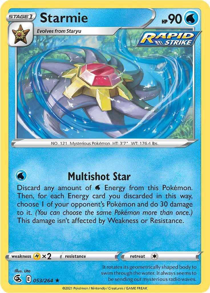 Starmie (053/264) [Sword & Shield: Fusion Strike] | Exor Games Truro