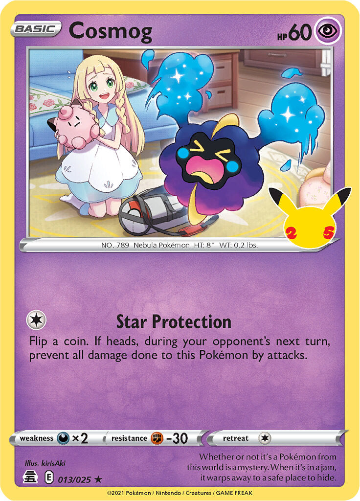 Cosmog (013/025) [Celebrations: 25th Anniversary] | Exor Games Truro