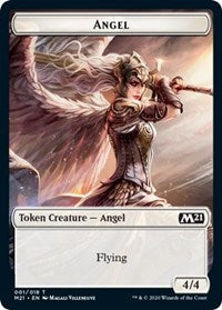 Angel // Cat (011) Double-Sided Token [Core Set 2021 Tokens] | Exor Games Truro