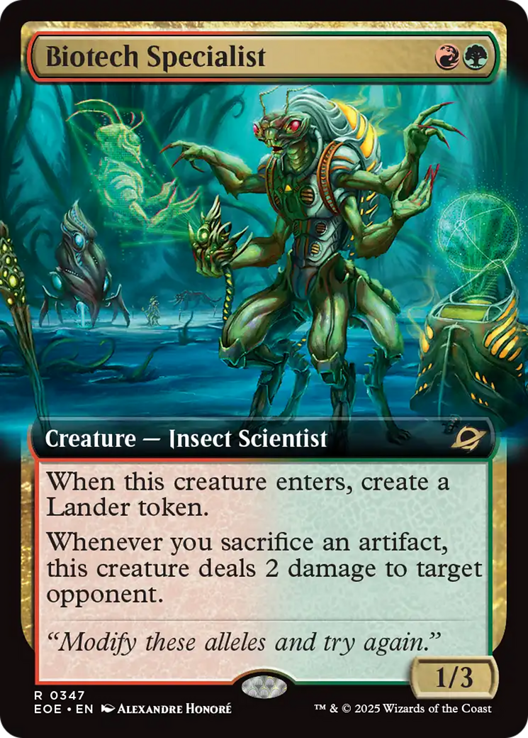 Biotech Specialist (Extended Art) [Edge of Eternities] | Exor Games Truro