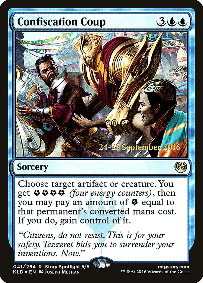 Confiscation Coup [Kaladesh Prerelease Promos] | Exor Games Truro