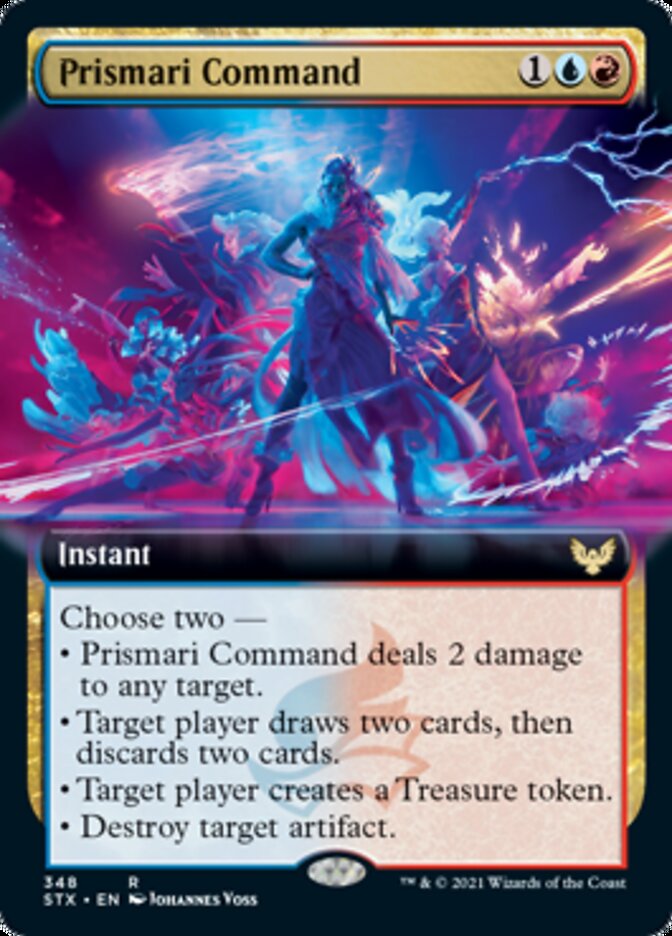 Prismari Command (Extended Art) [Strixhaven: School of Mages] | Exor Games Truro