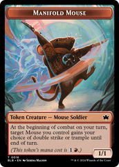 Sword // Manifold Mouse Double-Sided Token [Bloomburrow Tokens] | Exor Games Truro