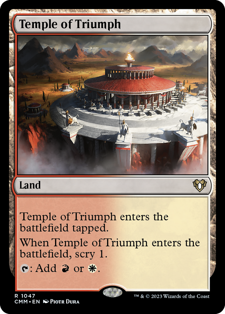 Temple of Triumph [Commander Masters] | Exor Games Truro