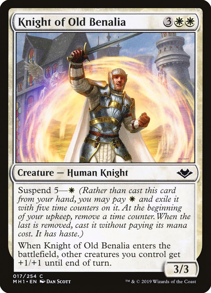 Knight of Old Benalia [Modern Horizons] | Exor Games Truro