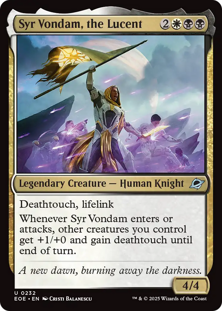 Syr Vondam, the Lucent [Edge of Eternities] | Exor Games Truro