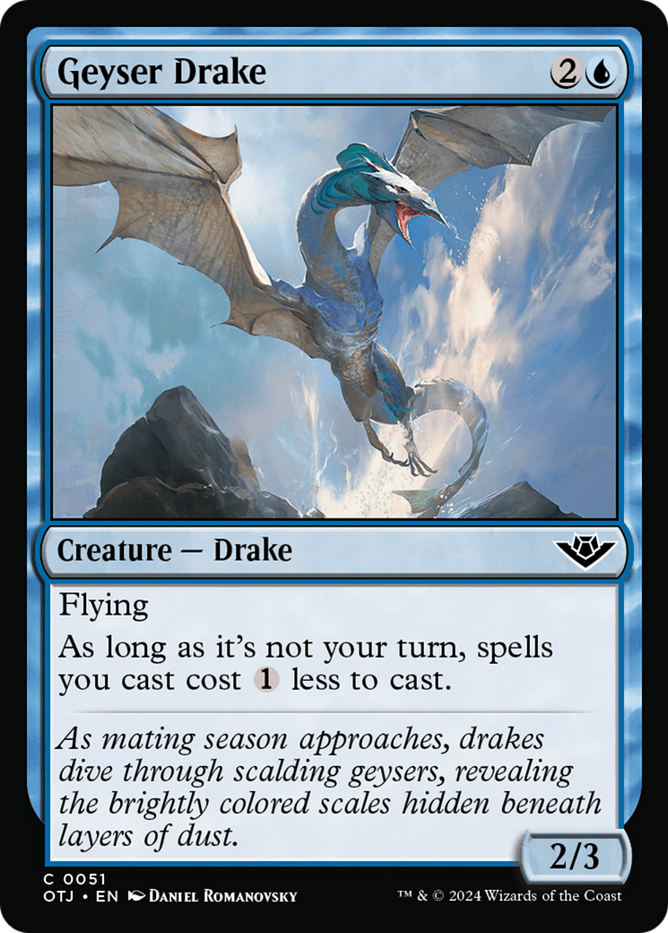 Geyser Drake [Outlaws of Thunder Junction] | Exor Games Truro