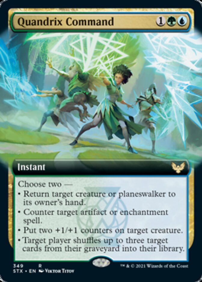 Quandrix Command (Extended Art) [Strixhaven: School of Mages] | Exor Games Truro