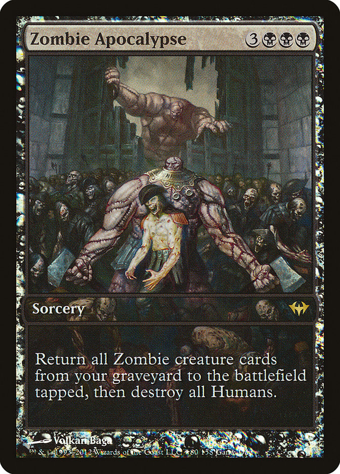 Zombie Apocalypse (Game Day) [Dark Ascension Promos] | Exor Games Truro