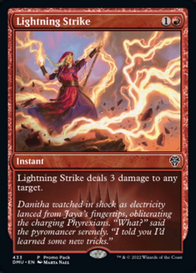 Lightning Strike (Promo Pack) [Dominaria United Promos] | Exor Games Truro