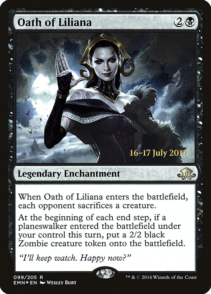 Oath of Liliana [Eldritch Moon Prerelease Promos] | Exor Games Truro