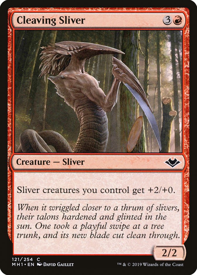 Cleaving Sliver [Modern Horizons] | Exor Games Truro