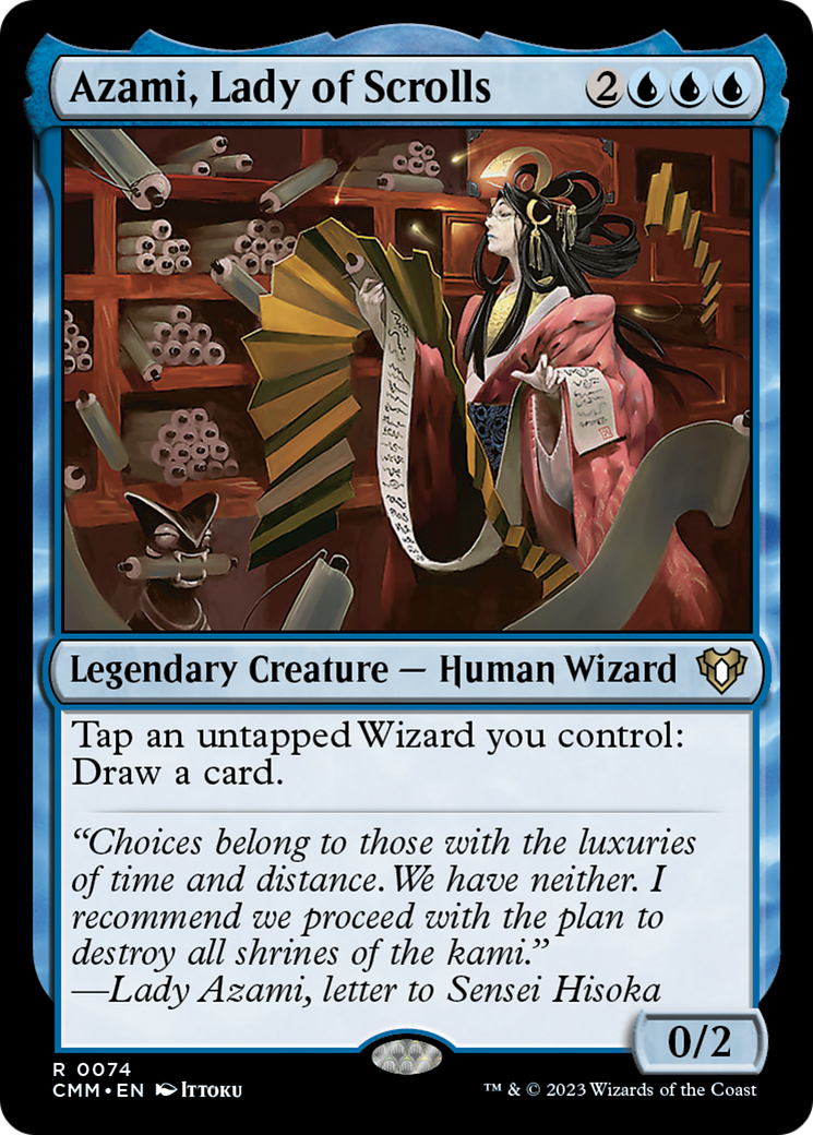 Azami, Lady of Scrolls [Commander Masters] | Exor Games Truro