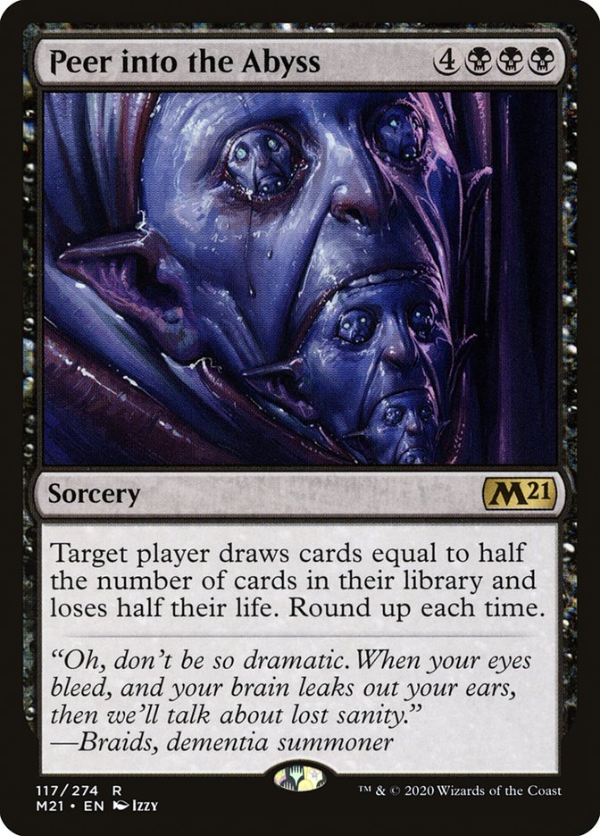Peer into the Abyss [Core Set 2021] | Exor Games Truro