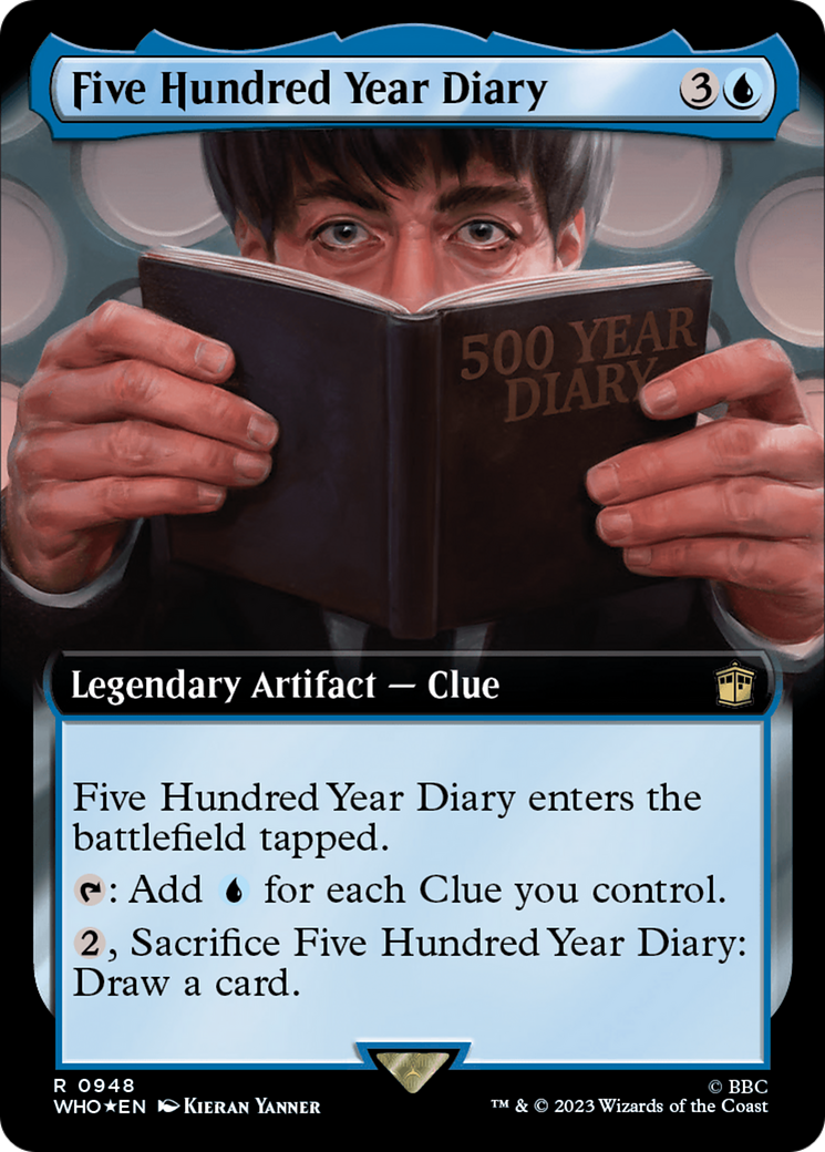 Five Hundred Year Diary (Extended Art) (Surge Foil) [Doctor Who] | Exor Games Truro